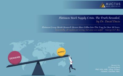 The Platinum Stock Supply Crisis by Dr. David Davis